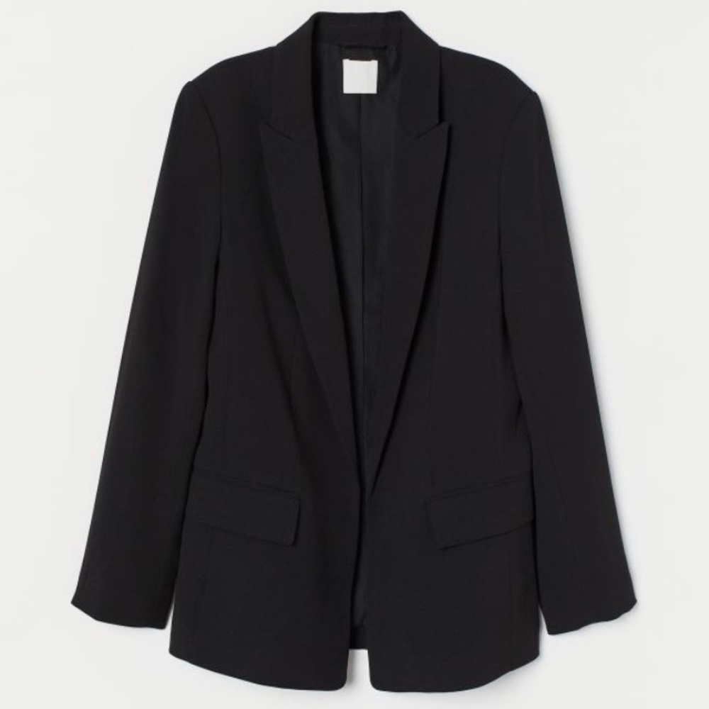 Oversized black jacket